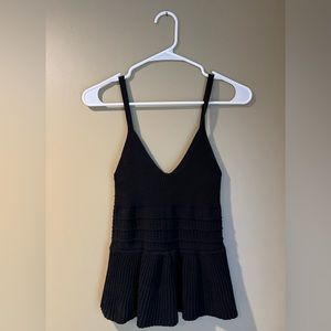 Knit tank top